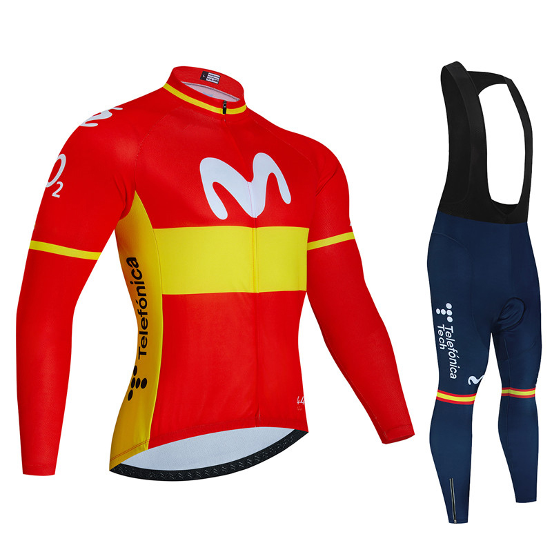 España Movistar otoño manga la - Cycling Gear Brands reseña y precio