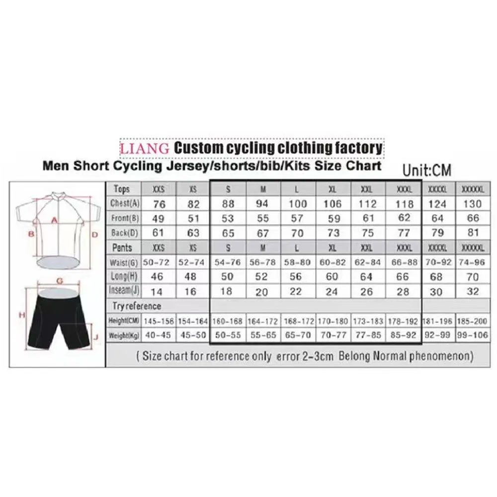Conjunto de Jersey de Ciclismo - Cycling Bib Shorts reseña y precio
